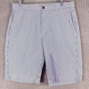 Brooks Brothers Shorts Mens W33 Seersucker Striped Summer Casual Classic Preppy
